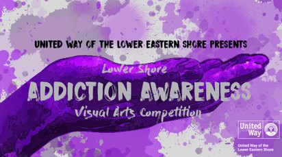 Lower Shore Addiction Awareness Art Logo