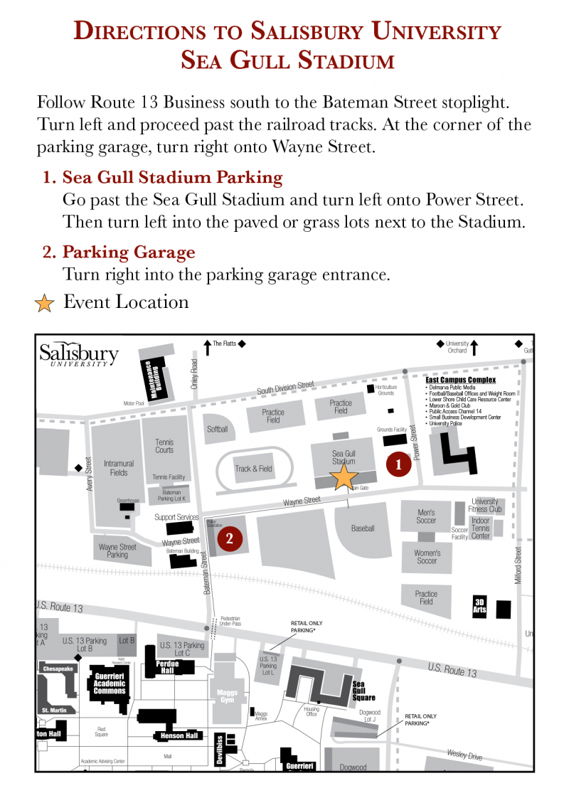 Kickoff Parking Map